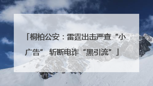 桐柏公安：雷霆出击严查“小广告” 斩断电诈“黑引流”
