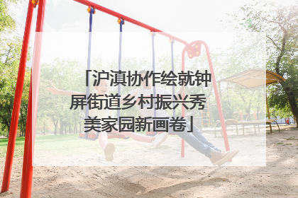 沪滇协作绘就钟屏街道乡村振兴秀美家园新画卷