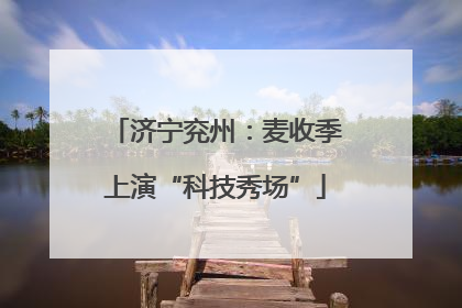 济宁兖州：麦收季上演“科技秀场”