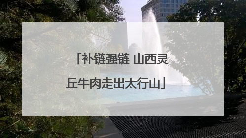 补链强链 山西灵丘牛肉走出太行山