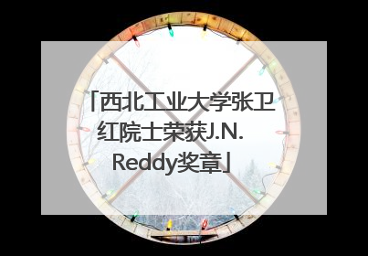 西北工业大学张卫红院士荣获J.N.Reddy奖章