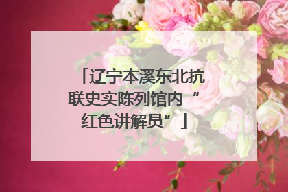 辽宁本溪东北抗联史实陈列馆内“红色讲解员”