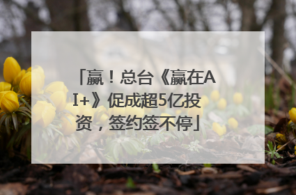 赢！总台《赢在AI+》促成超5亿投资，签约签不停