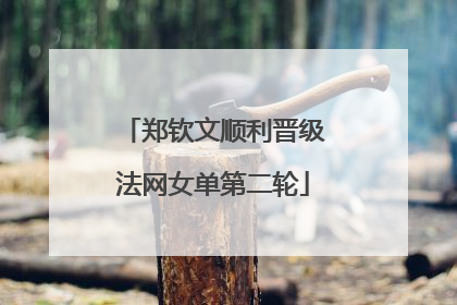 郑钦文顺利晋级法网女单第二轮