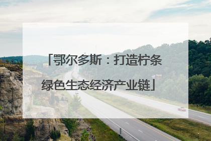 鄂尔多斯：打造柠条绿色生态经济产业链