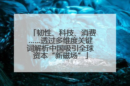 韧性、科技、消费……透过多维度关键词解析中国吸引全球资本“新磁场”
