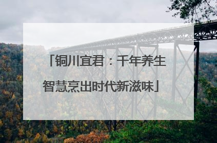 铜川宜君：千年养生智慧烹出时代新滋味