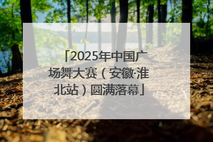 2025年中国广场舞大赛（安徽·淮北站）圆满落幕
