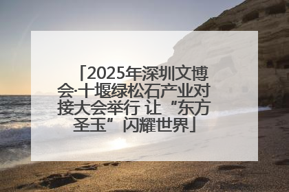 2025年深圳文博会·十堰绿松石产业对接大会举行 让“东方圣玉”闪耀世界