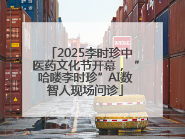 2025李时珍中医药文化节开幕，“哈喽李时珍”AI数智人现场问诊