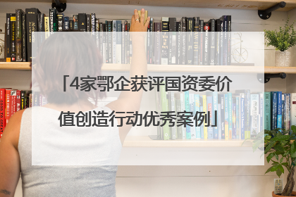4家鄂企获评国资委价值创造行动优秀案例